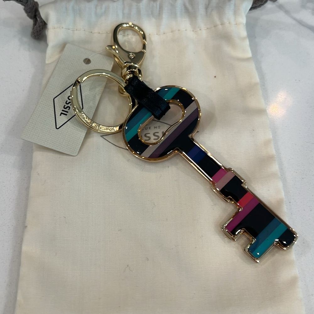 Cute.๐๏ธ๐๏ธFOSSIL Key Chain - Picture 11 of 12